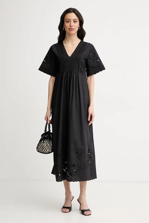 Weekend Max Mara Vestido de verano de algodón TARTUFO