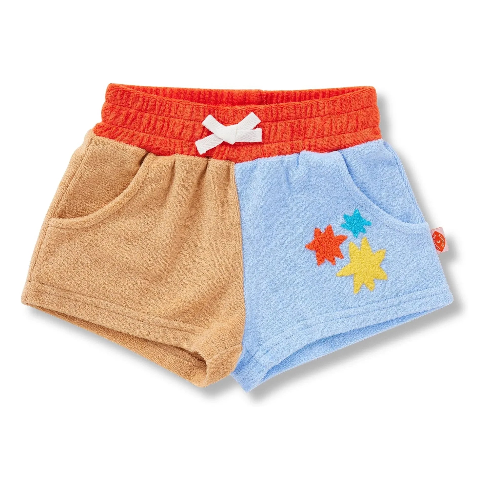 Halcyon Nights - Pantalones cortos Terry star | Azul claro