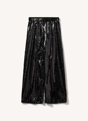 Sofie Schnoor - Otellisy Pantalón con Lentejuelas | Negro