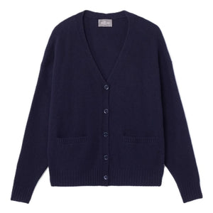 Bompard - Chaleco de Cachemira Oversize | Azul marino