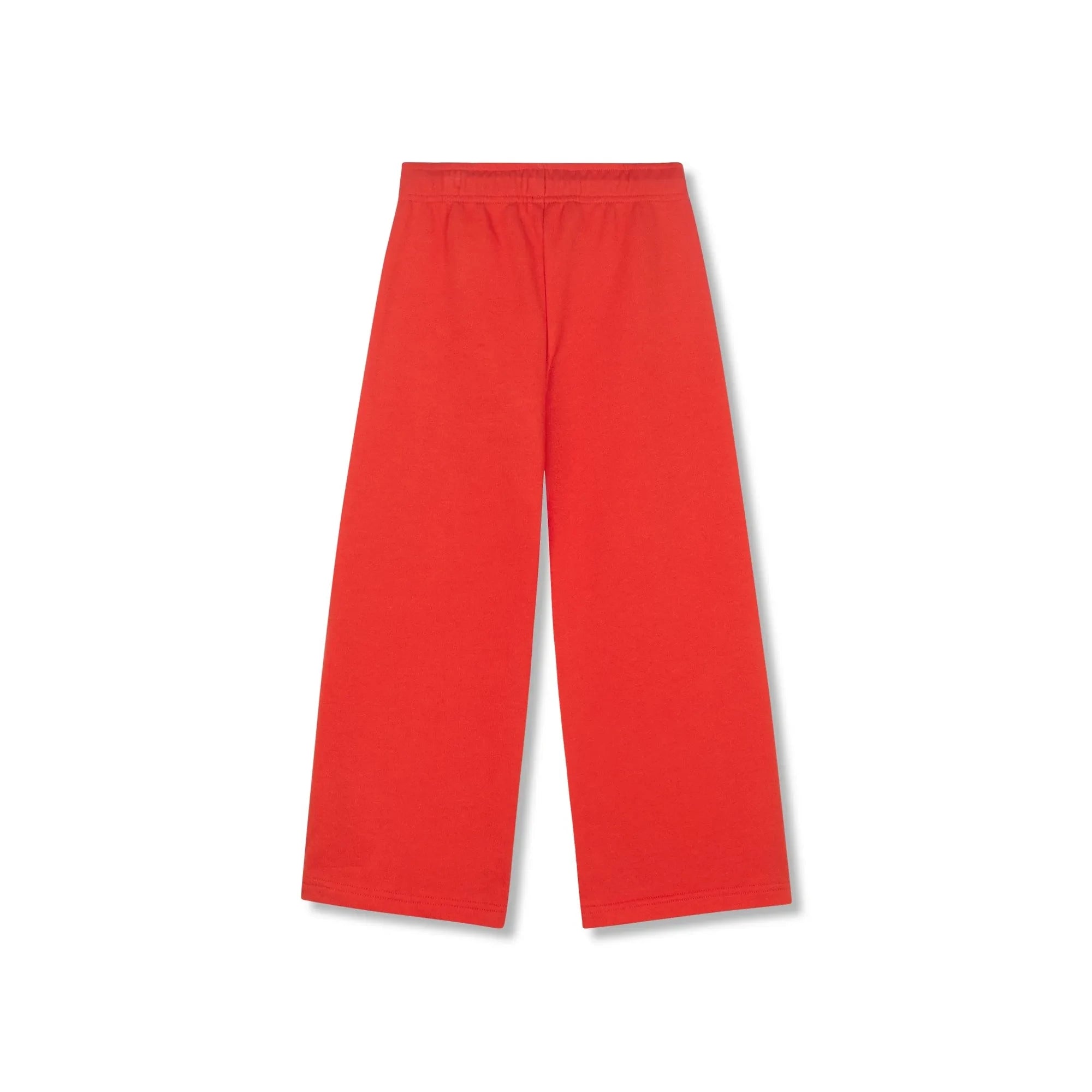 Wynken - Pantalones Jogger Anchos de Algodón Orgánico | Rojo