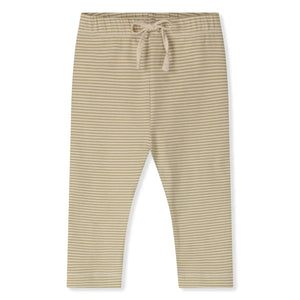 Gray Label - Mallas de algodón orgánico a rayas | Mostaza