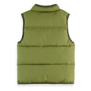 Scotch & Soda - Chaleco acolchado sin mangas | Verde