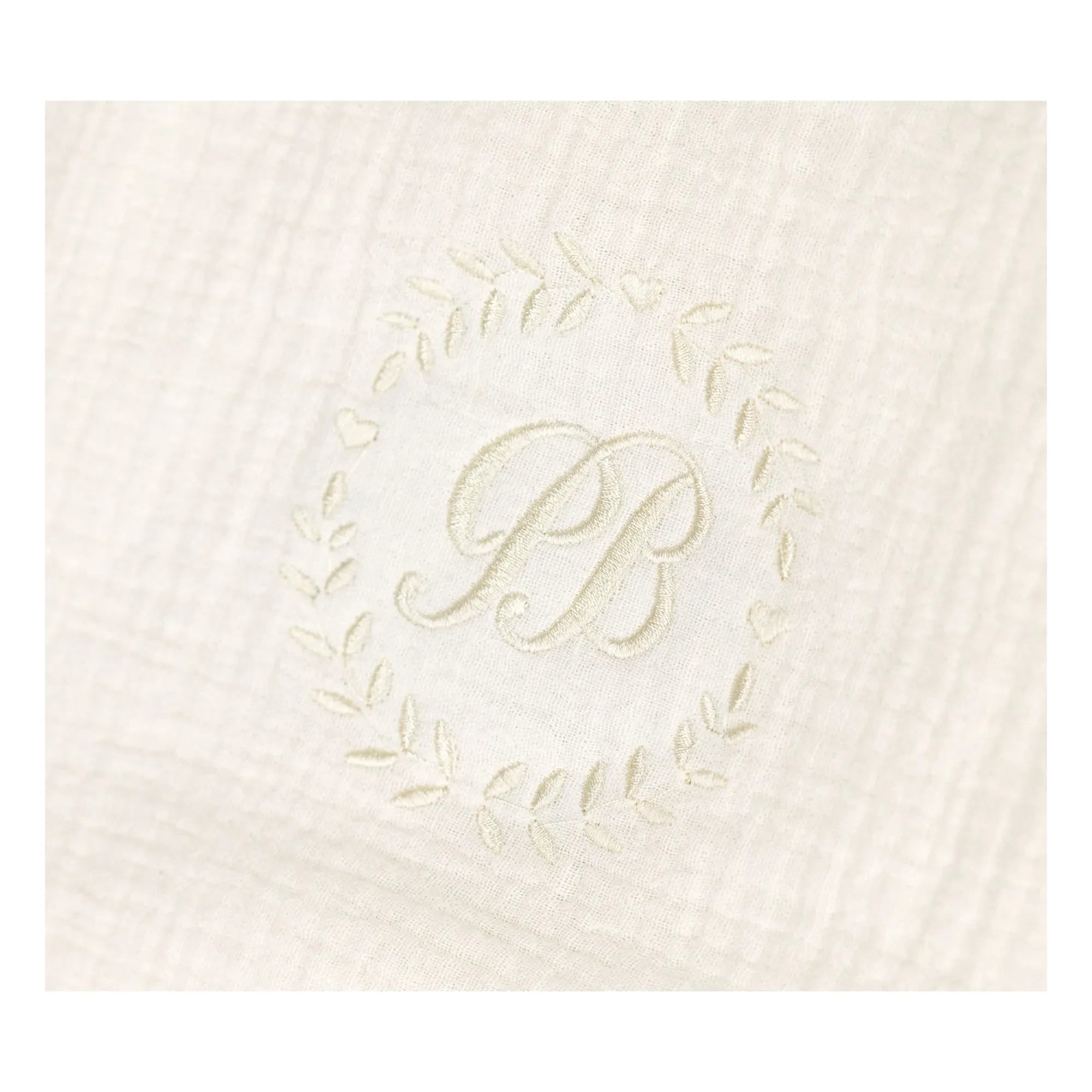 Petit Bateau - Set de regalo de muselina de algodón para bebé | Blanco