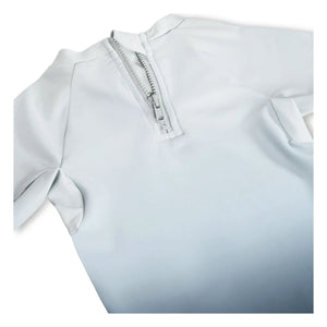 Molo - Nemo Palm Smile Camiseta con protección UV Fibras recicladas | Azul grisáceo