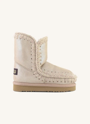 Mou - Bota Eskimo Iridiscente | Rosa Pálido