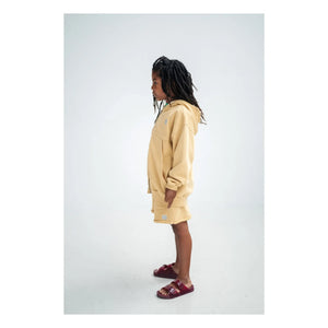 Repose AMS - Pantalón corto de chándal de algodón orgánico R | Amarillo
