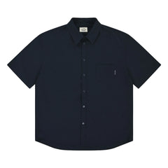 Kappy - Camisa a cuadros de seersucker | Azul marino