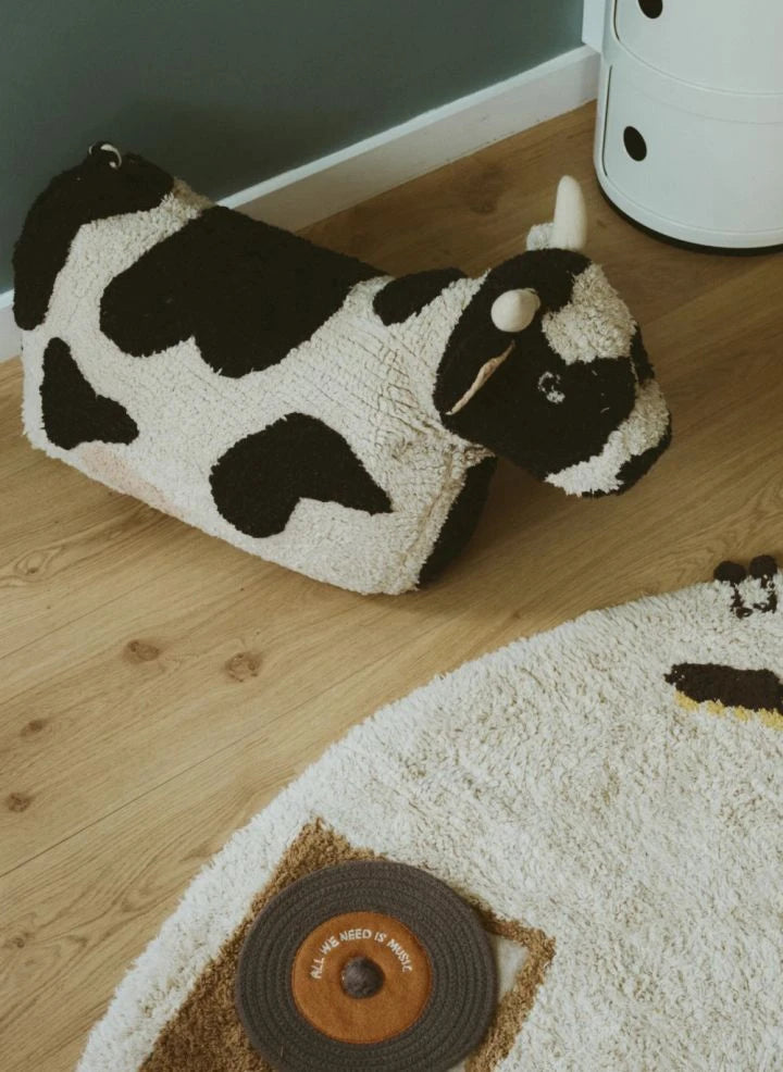 Lorena Canals - Lola Vaca Puf Sillón | Ecru