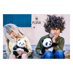 Bon Ton Toys - Peluche de panda Panu | Blanco/negro