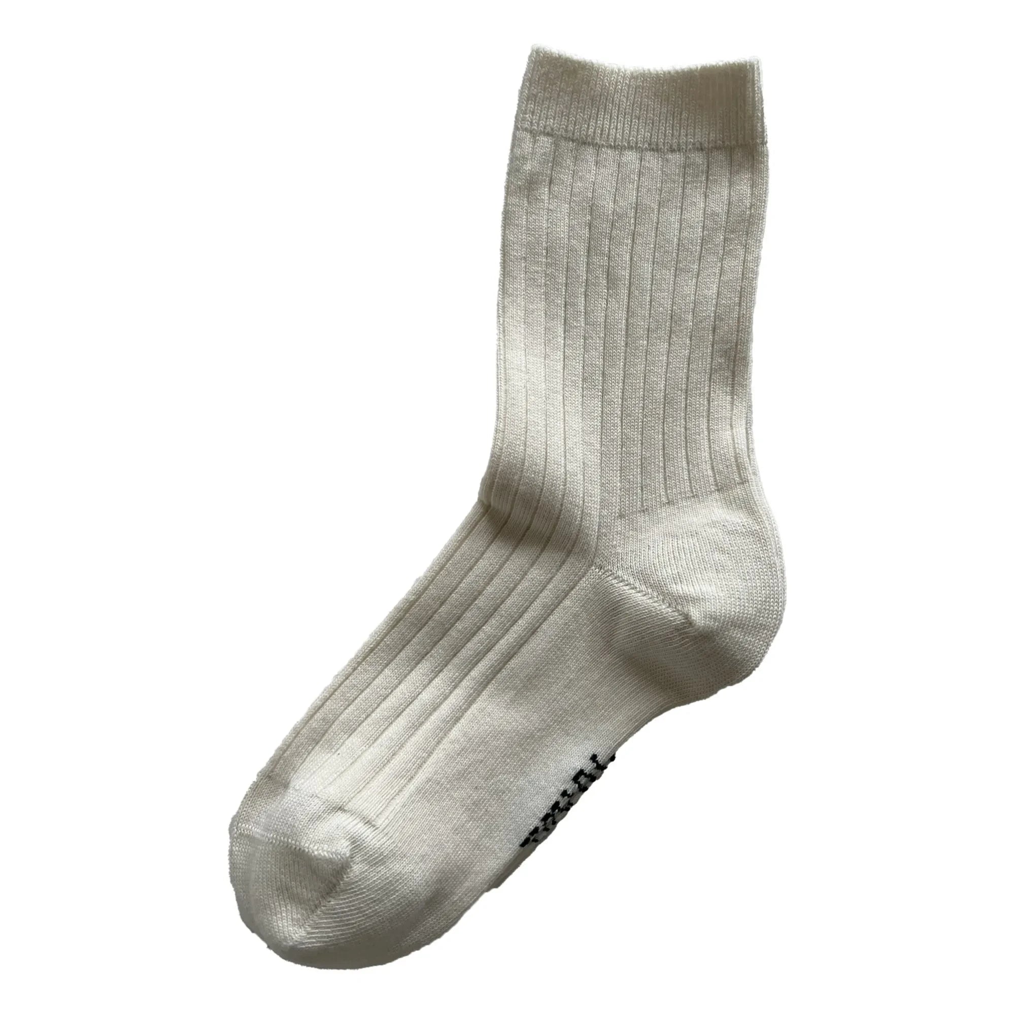 Holmm - Calcetines de cachemira de punto abierto Max | Crema