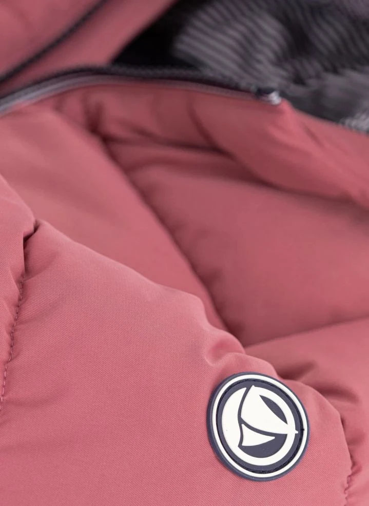 Petit Bateau - Chaqueta acolchada lisa | Rosa