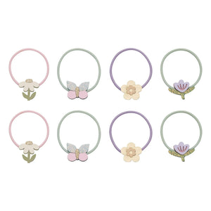 Mimi & Lula - Set de 8 horquillas de flores | Lila