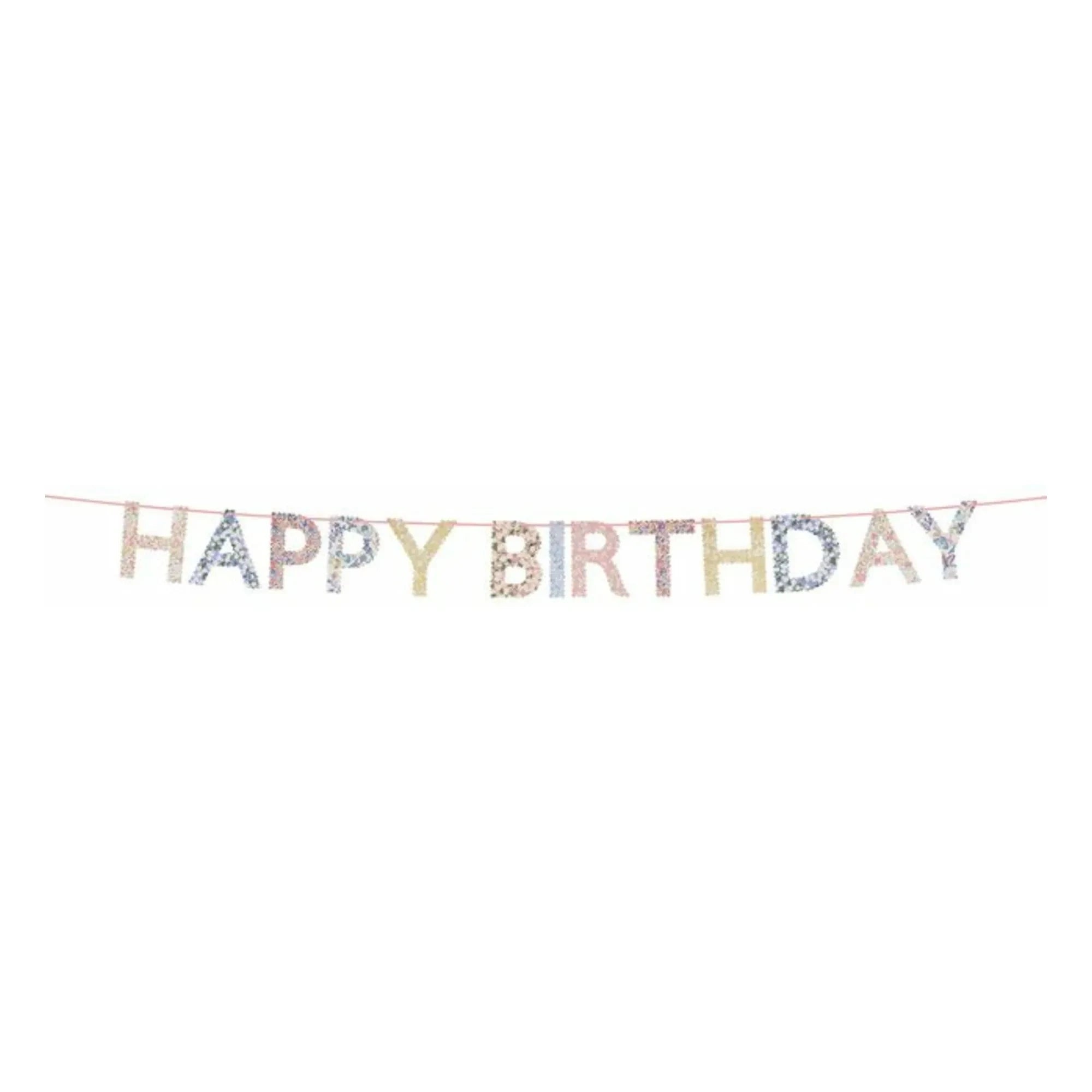 Meri Meri - Guirnalda de cumpleaños - Meri Meri x Liberty