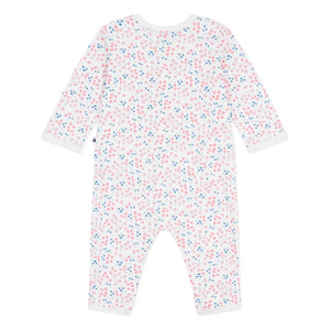 Petit Bateau - Pijama Dormir Fleuri | Blanco