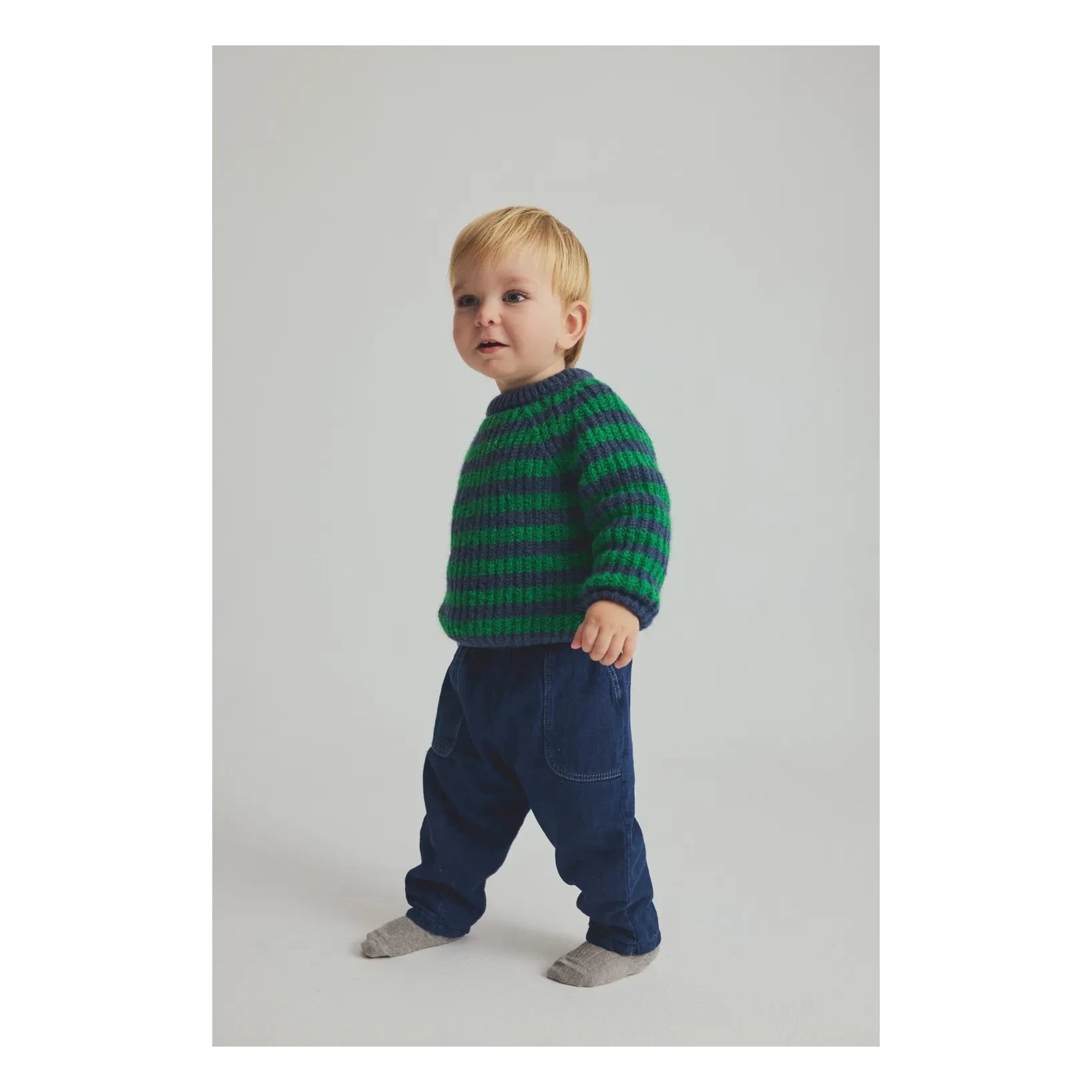 Cozmo - Jersey de rayas Meadow Green