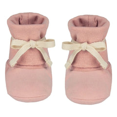Gray Label - Pantuflas de algodón orgánico | Rosa claro