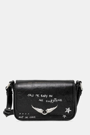 ZADIG&VOLTAIRE LE ZAZI VINTAGE GRAFFITI Bolso de piel