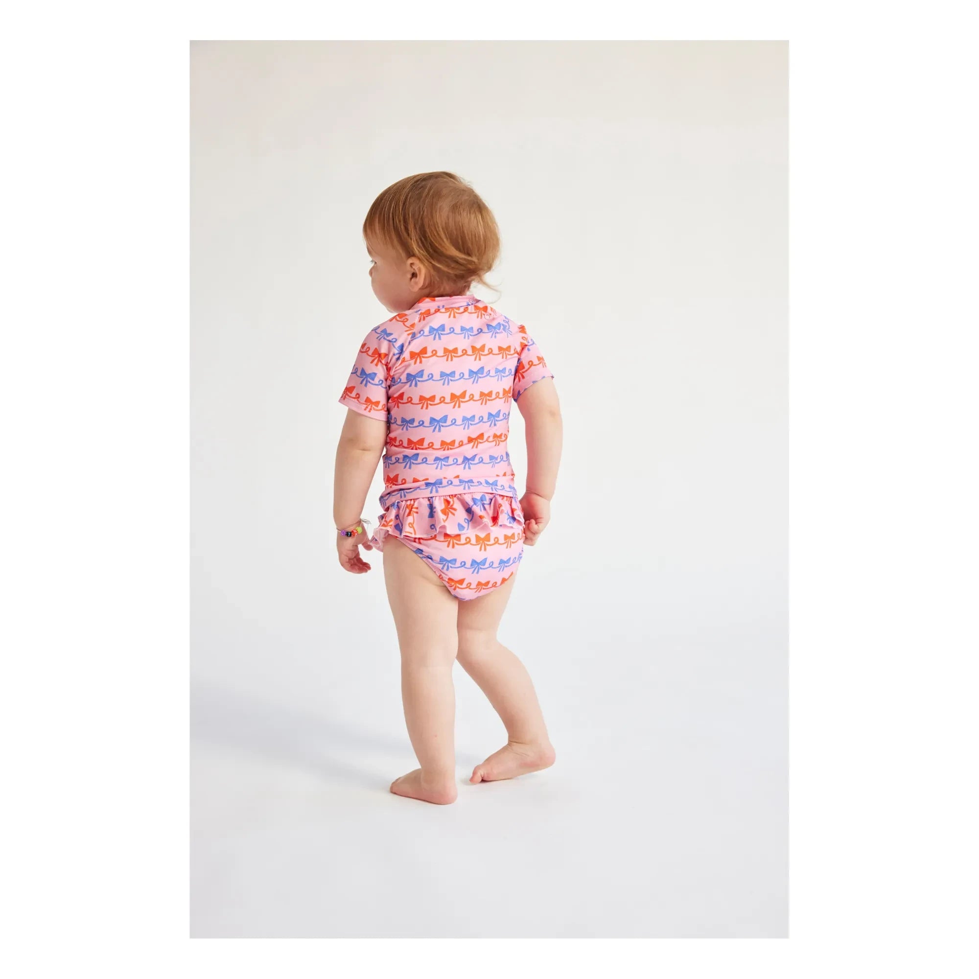 Bobo Choses - Camiseta Anti UV de material reciclado Rayas | Rosa