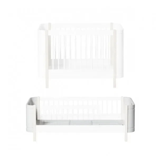 Oliver Furniture - Mini+ yatak için dönüşüm kiti | Beyaz