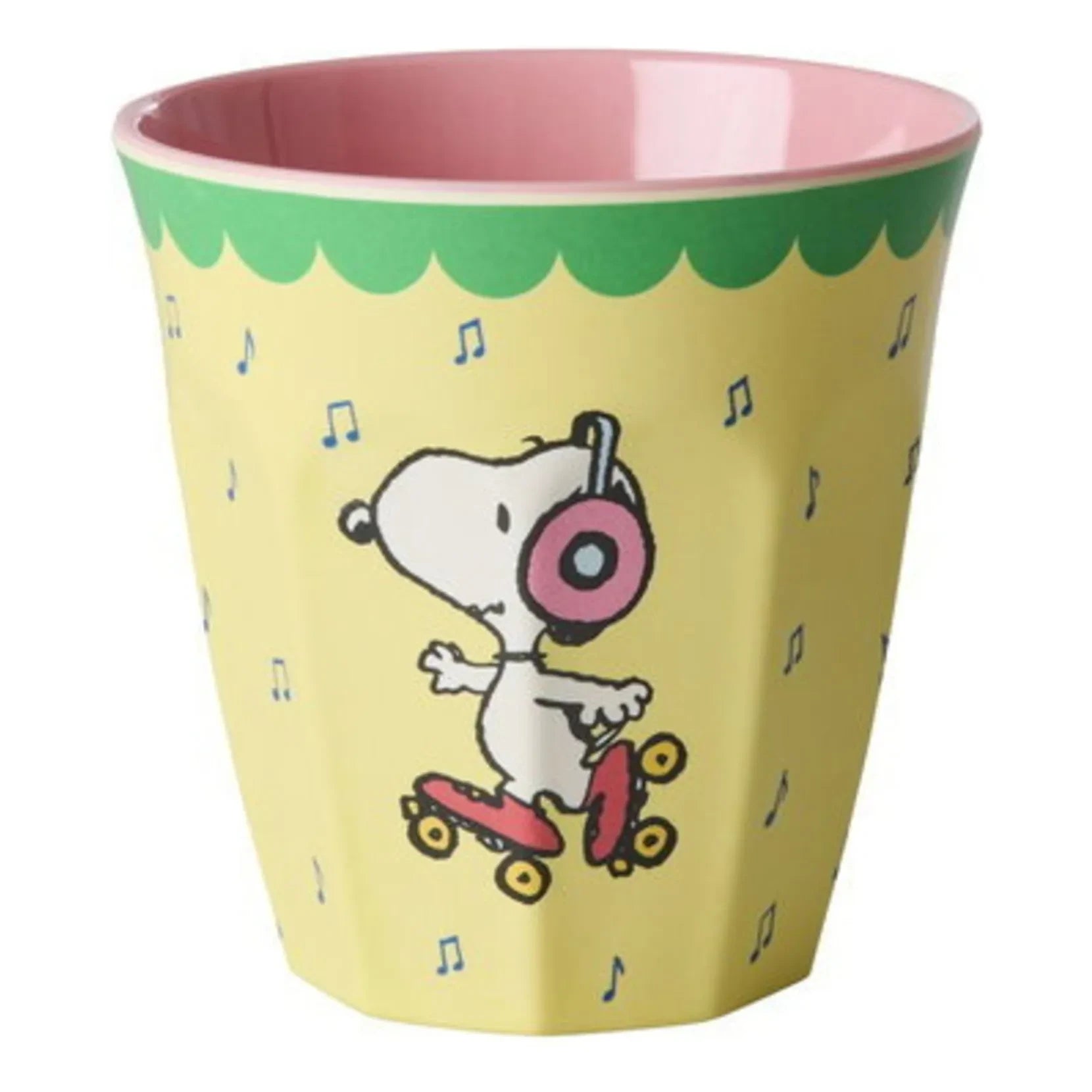 Vaso de melamina Rice - Feeling Good - Rice x Snoopy | Amarillo