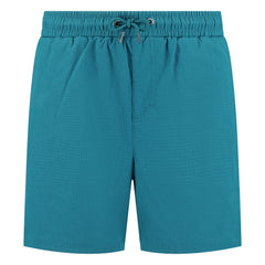 Beachlife - Bañador de natación Seersucker | Azul pavo real