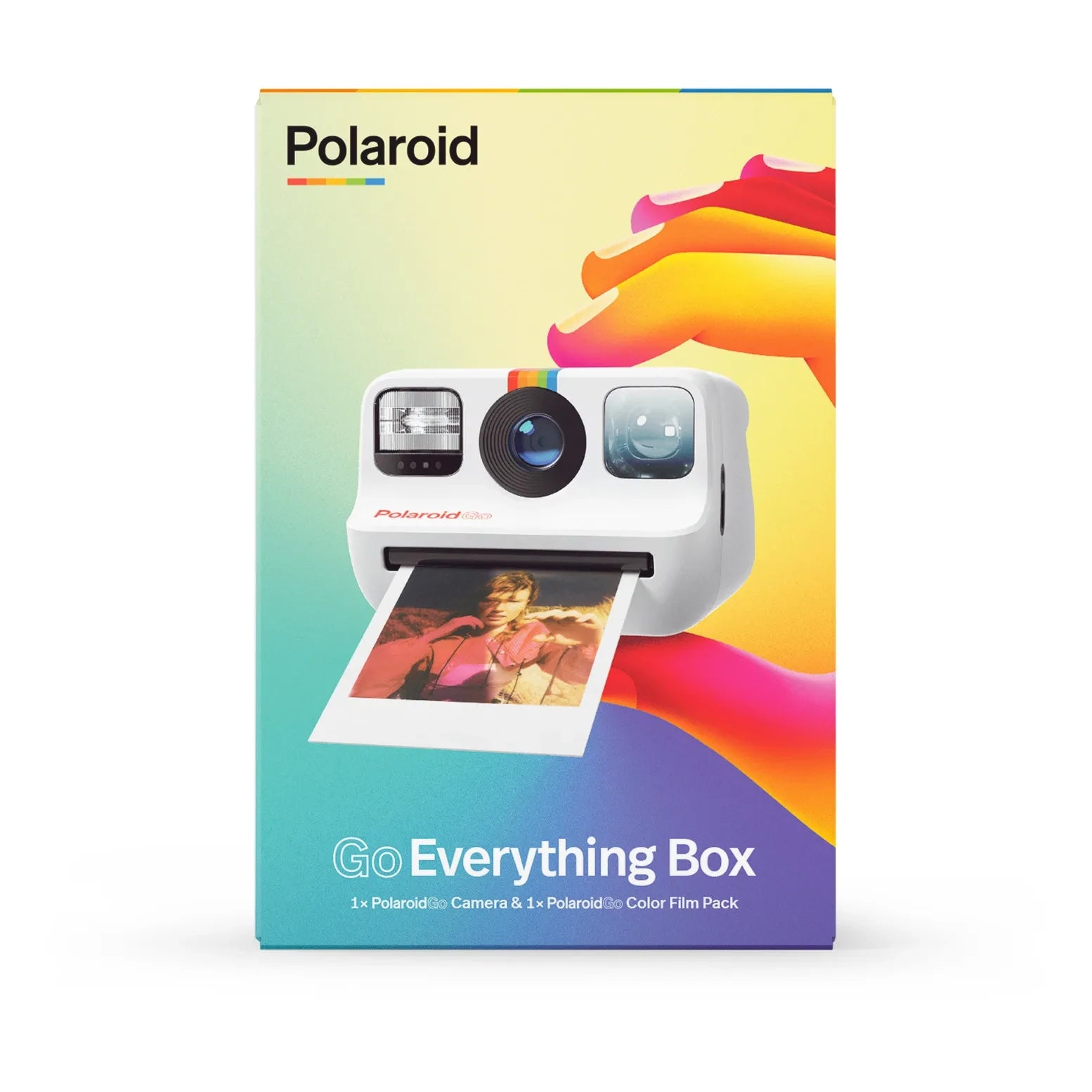 Polaroid - Kit de cámara instantánea Polaroid Originals GO | Blanco