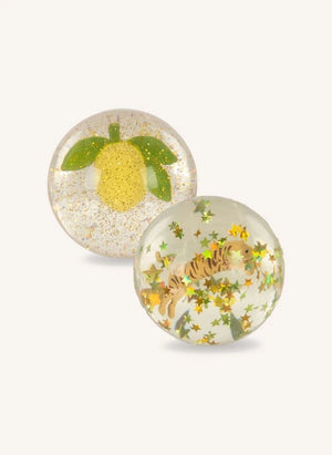 Konges Sløjd - Limon/Kaplan Zıplayan Toplar - 2'li Set | Sarı