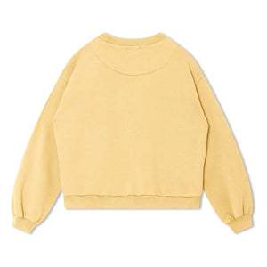 Matona - Sudadera lisa de algodón orgánico | Amarillo claro