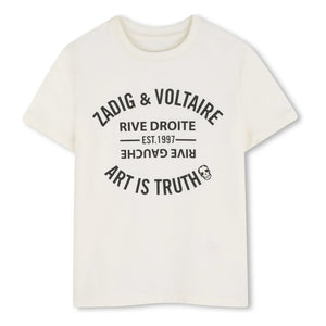 Zadig & Voltaire - Camiseta Logo Art Is Truth | Crudo