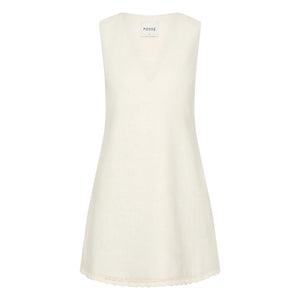 Posse - Vestido de lino Effi | Crema