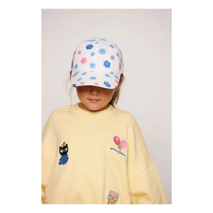 Mini Rodini - Parche de sudadera de algodón orgánico con animales | Amarillo