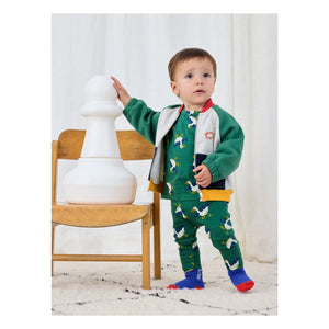 Bobo Choses - Camiseta patos de algodón orgánico | Verde