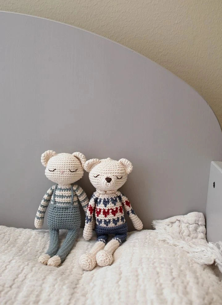 Patti Oslo - Peluche de oso polar con detalle de corazón | Blanco