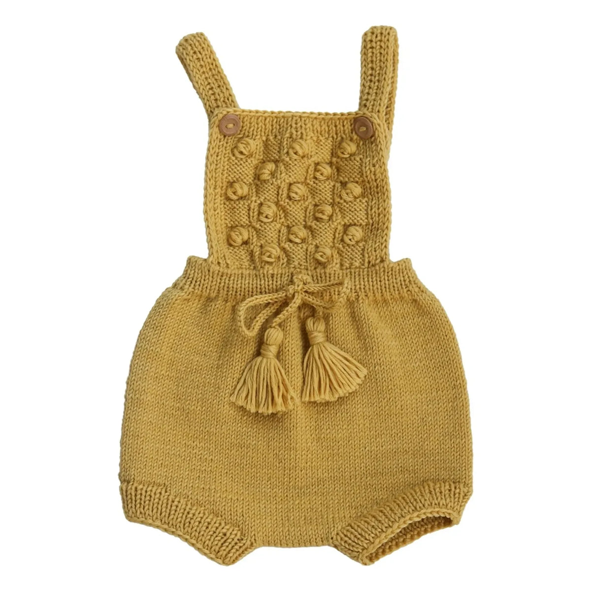 Kalinka - Ravena Enterizo de lana Merino | Amarillo