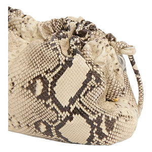 Mansur Gavriel - Bolso Mini Cloud Clutch Piel Grabada Serpiente | Beige