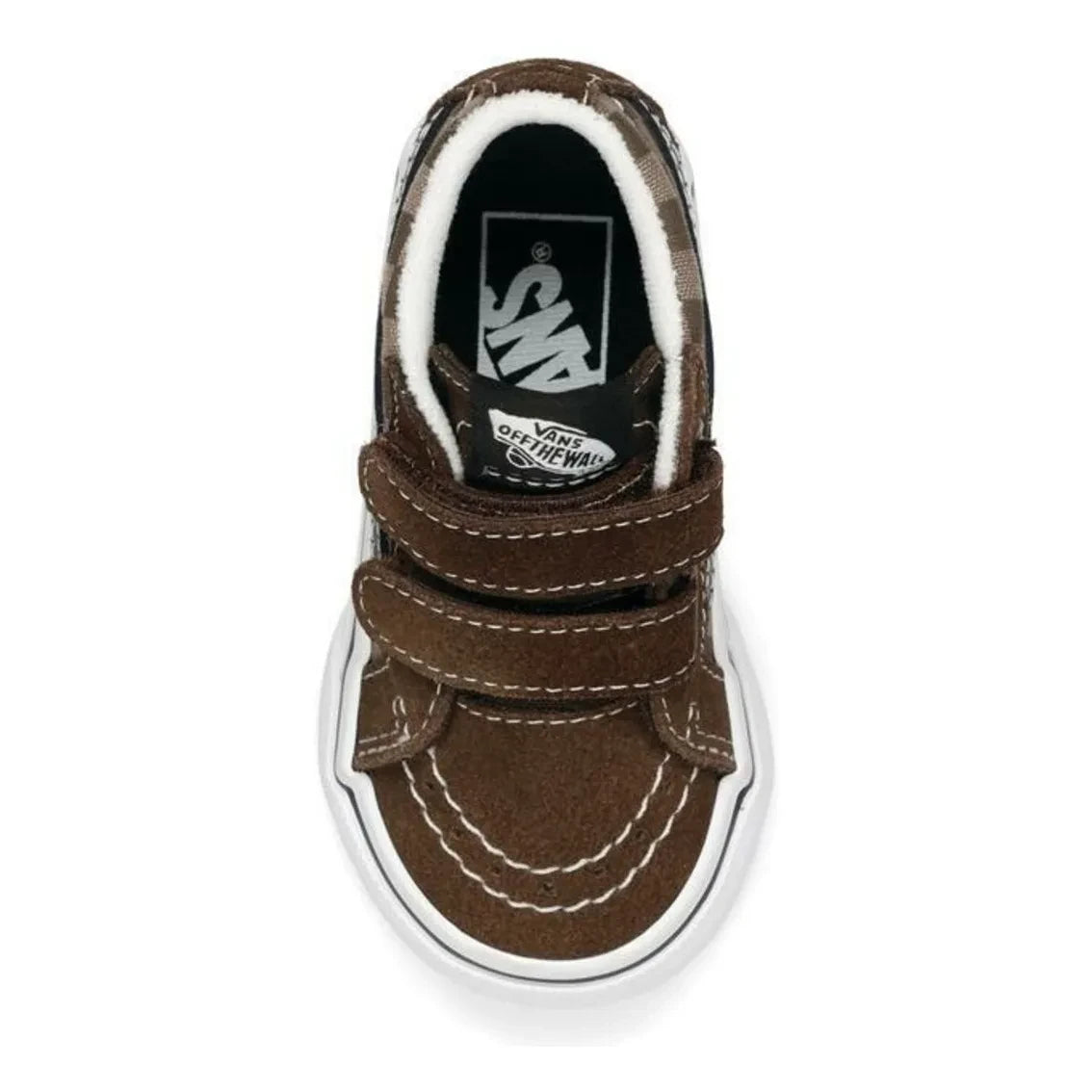 Vans - Zapatillas Scratch SK8-Mid Reissue V Tonal Check | Marrón