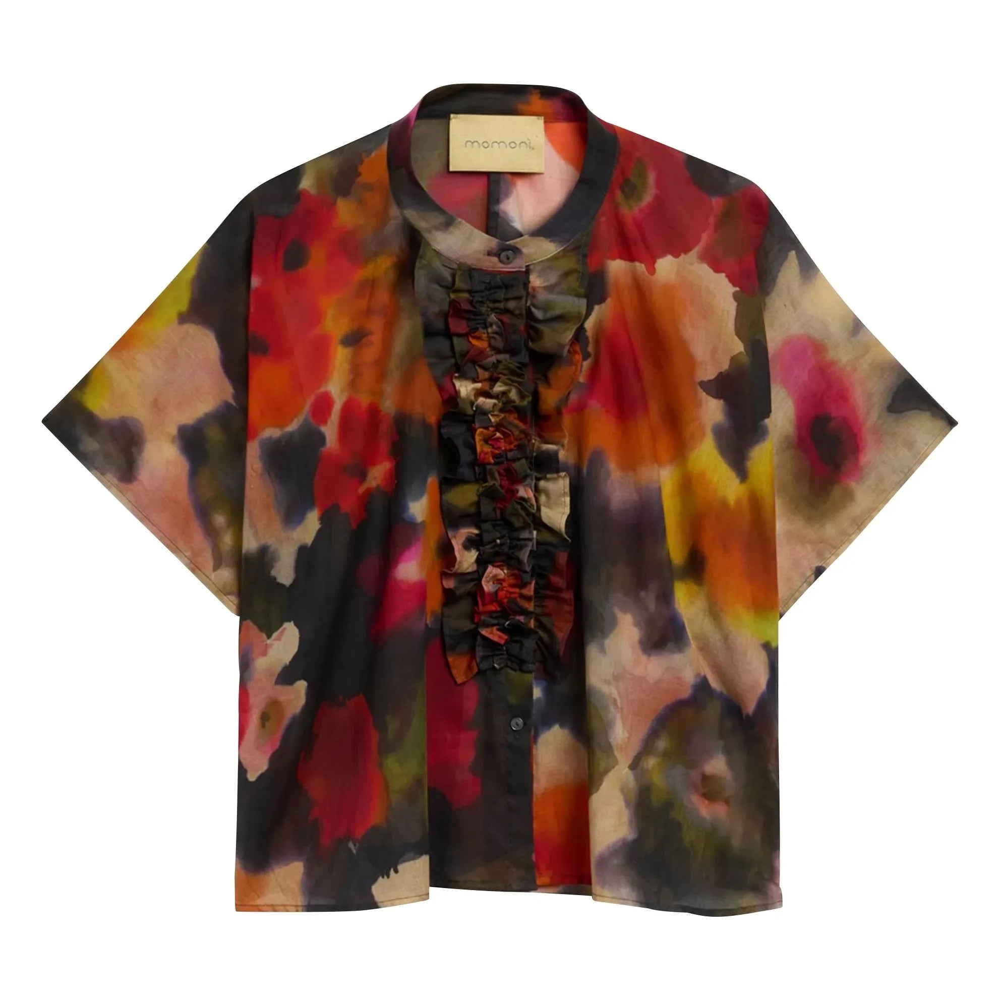 Momoni - Blusa Bérénice Pamuk | Negro