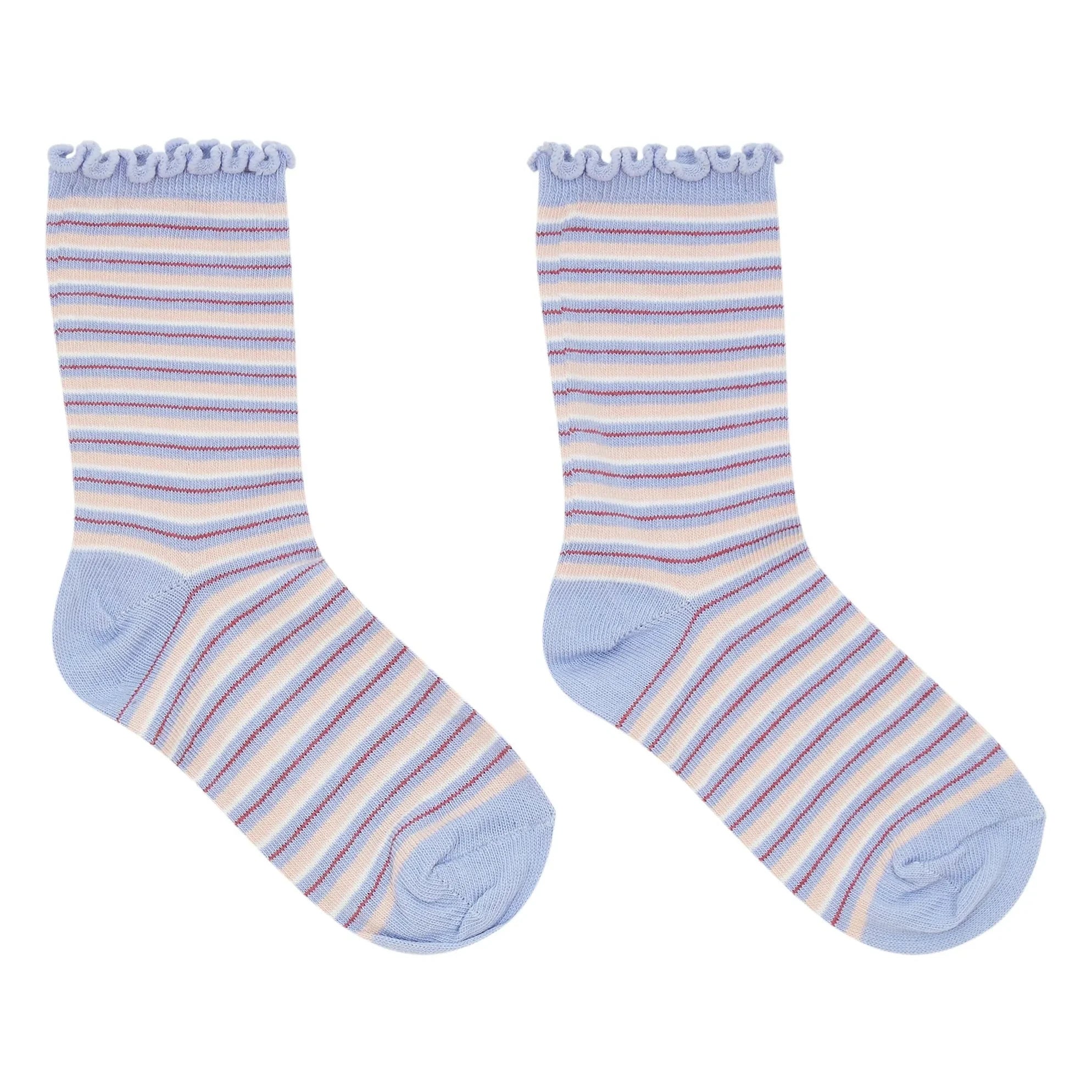 Smallable Kid - Calcetines de rayas Lolita | Lavanda