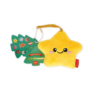 Legami - Juguete de Peluche Decoración Navideña - Estrella - Oh-Oh-Ohrnaments