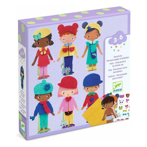 Djeco - Figuras de fieltro para vestir