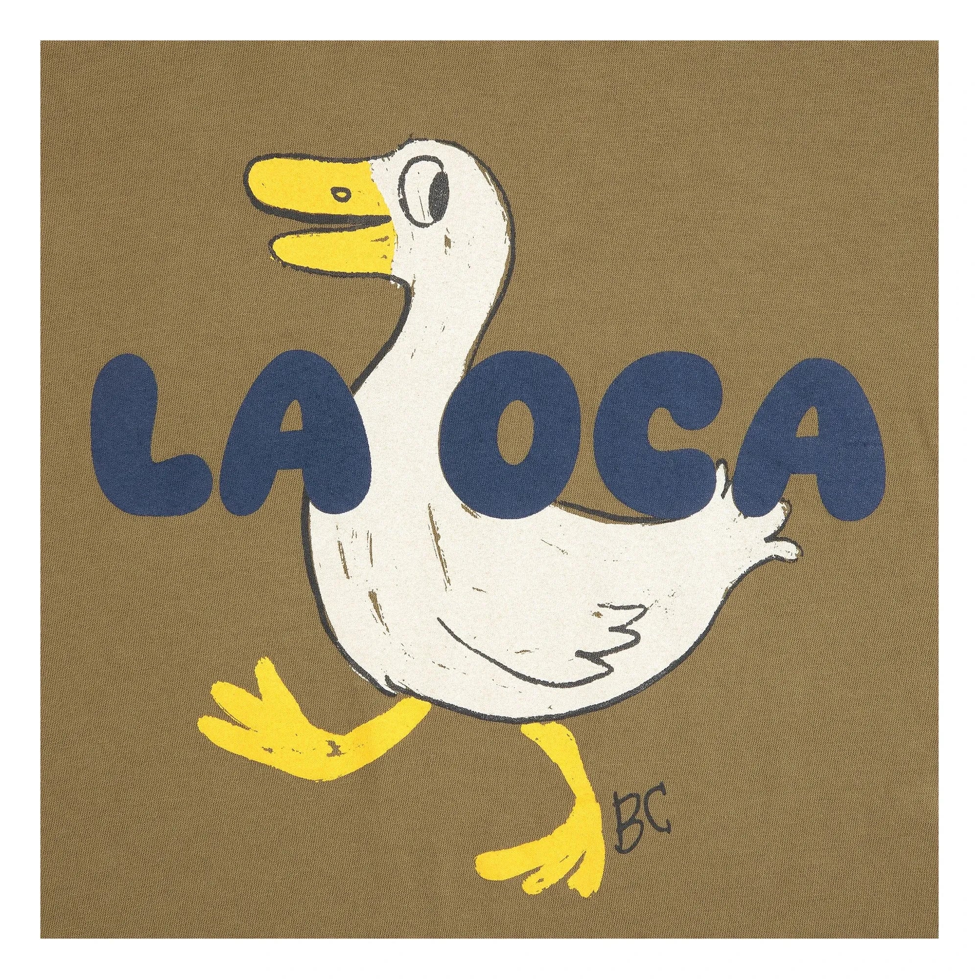 Bobo Choses - Camiseta Duck La OCA Algodón orgánico | Caqui