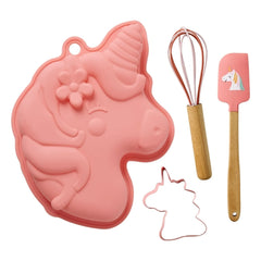 Rice - Moldes de silicona de unicornio y accesorios | Rosa