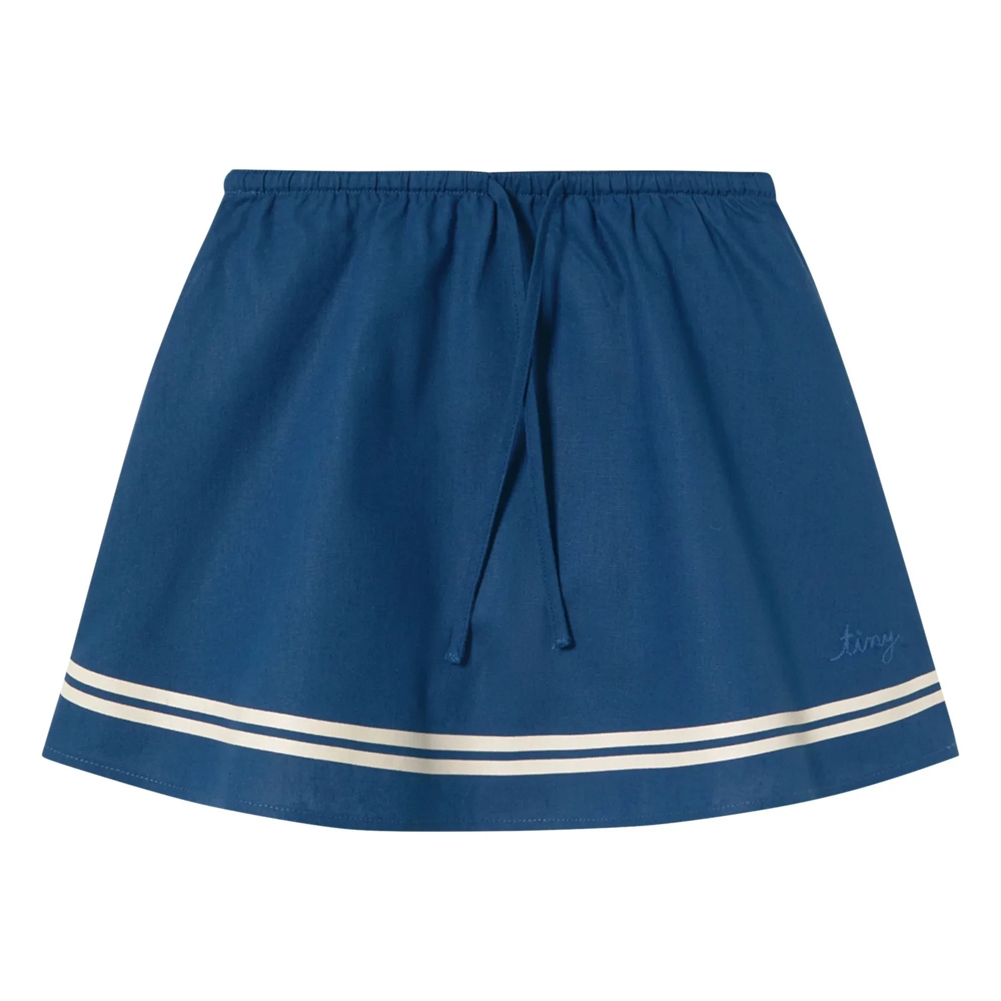 Tinycottons - Falda de lino | Azul marino