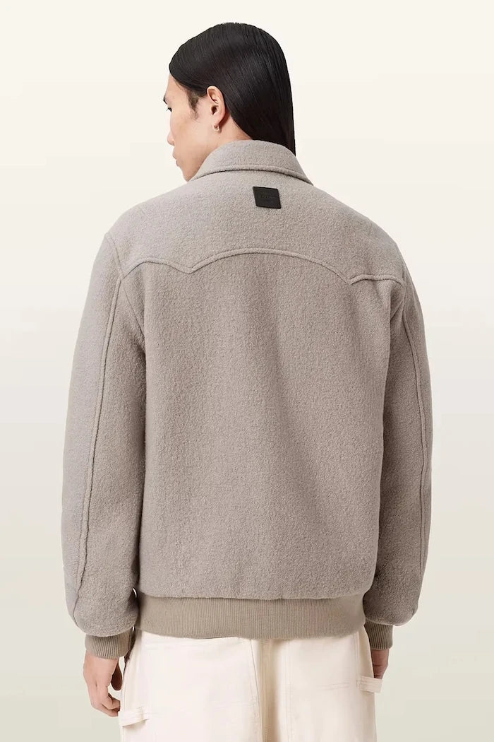 Chaqueta bomber de lana para hombre AllSaints ROYCE