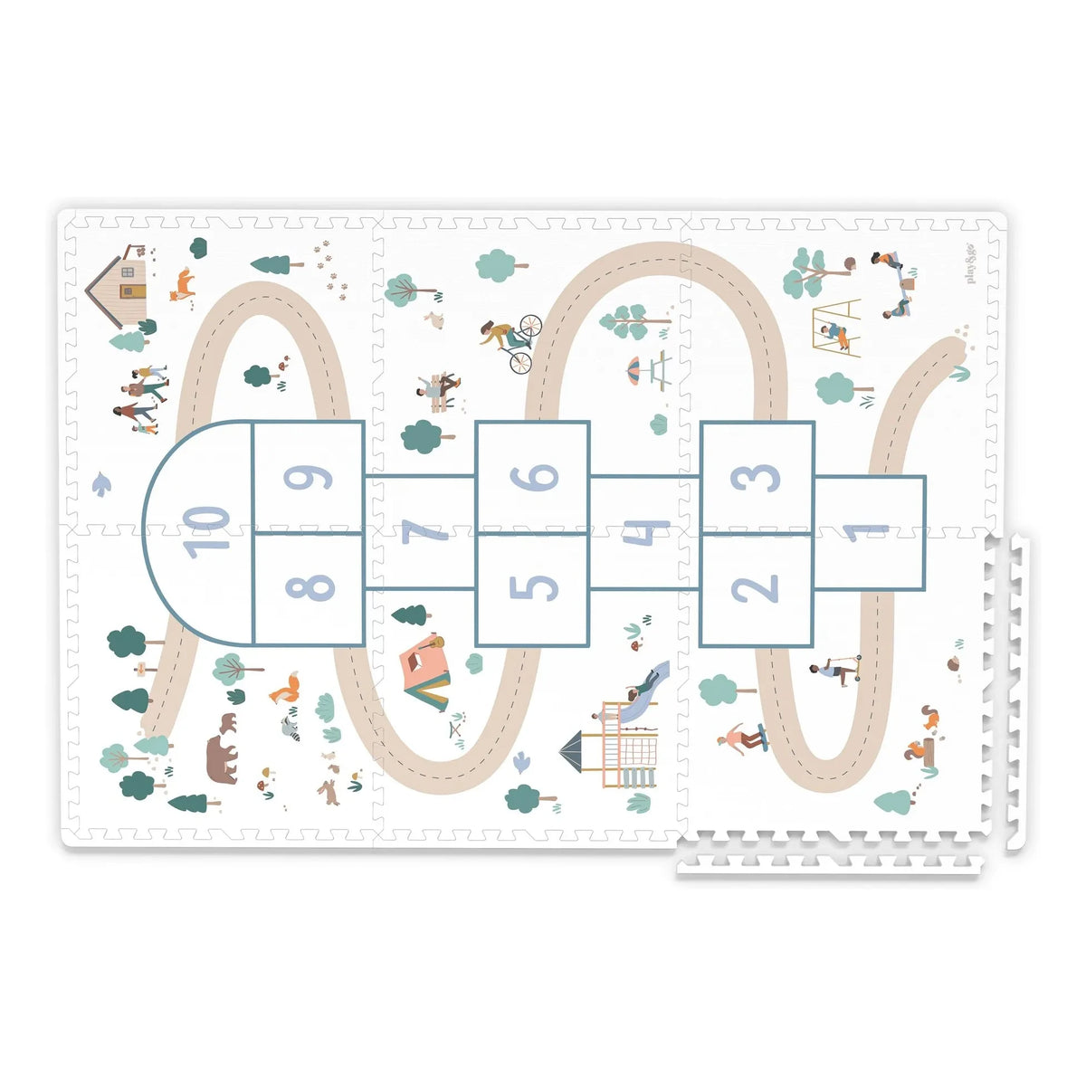 Play and Go - Alfombra de juegos modular Tiloo - Marelle