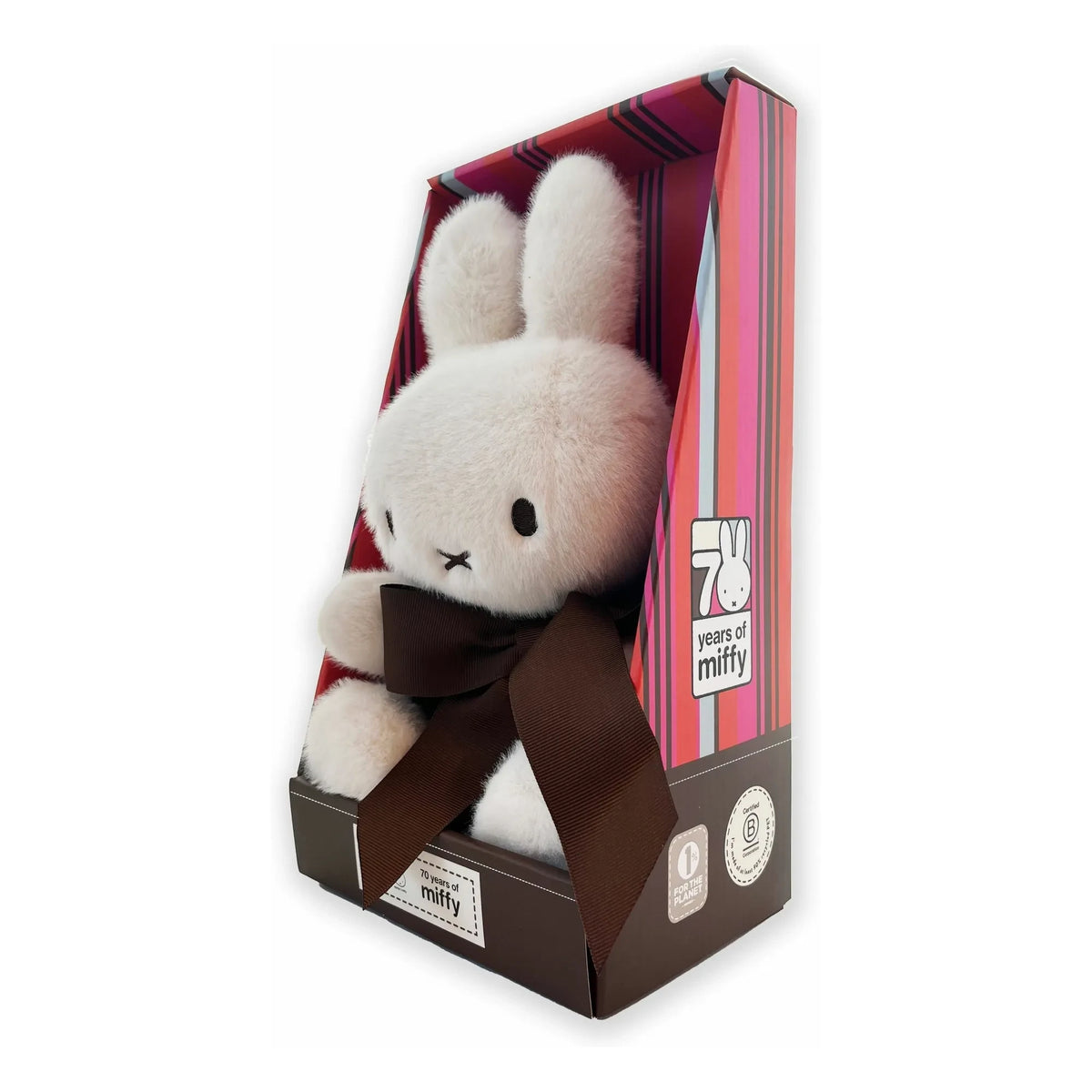 Bon Ton Toys - MIFFY - Set de regalo peluche Miffy - Cápsula 70 años | Crema