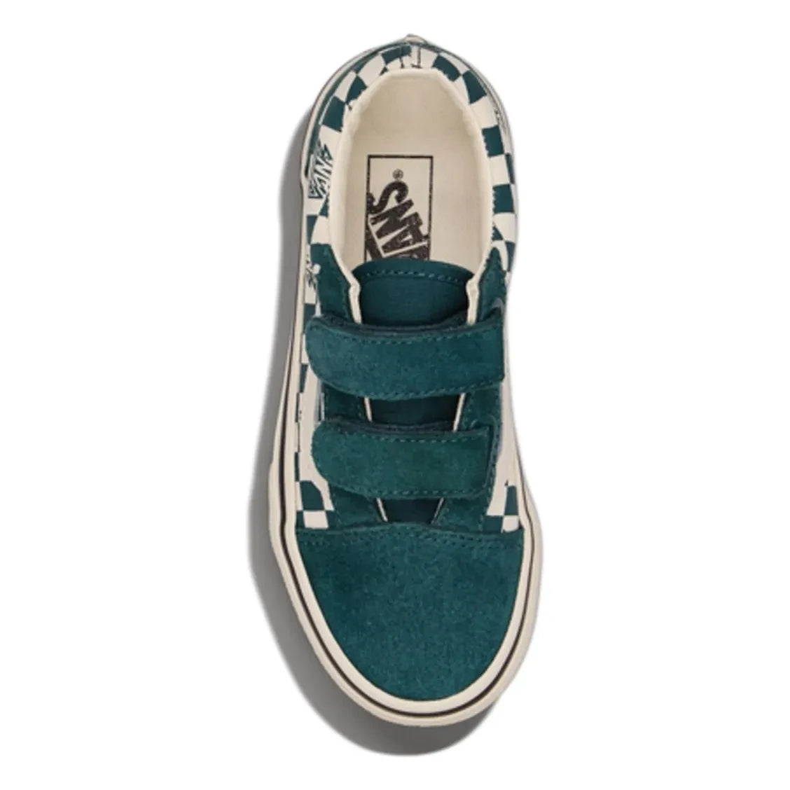 Vans - Zapatillas Scratch Old Skool V Geo Check | Azul pavo real