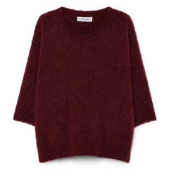 Pomandère - Yünlü Mohair Kazak | Bordo