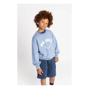 Smallable Kid - Pantalón corto Milo de algodón orgánico | Azul marino